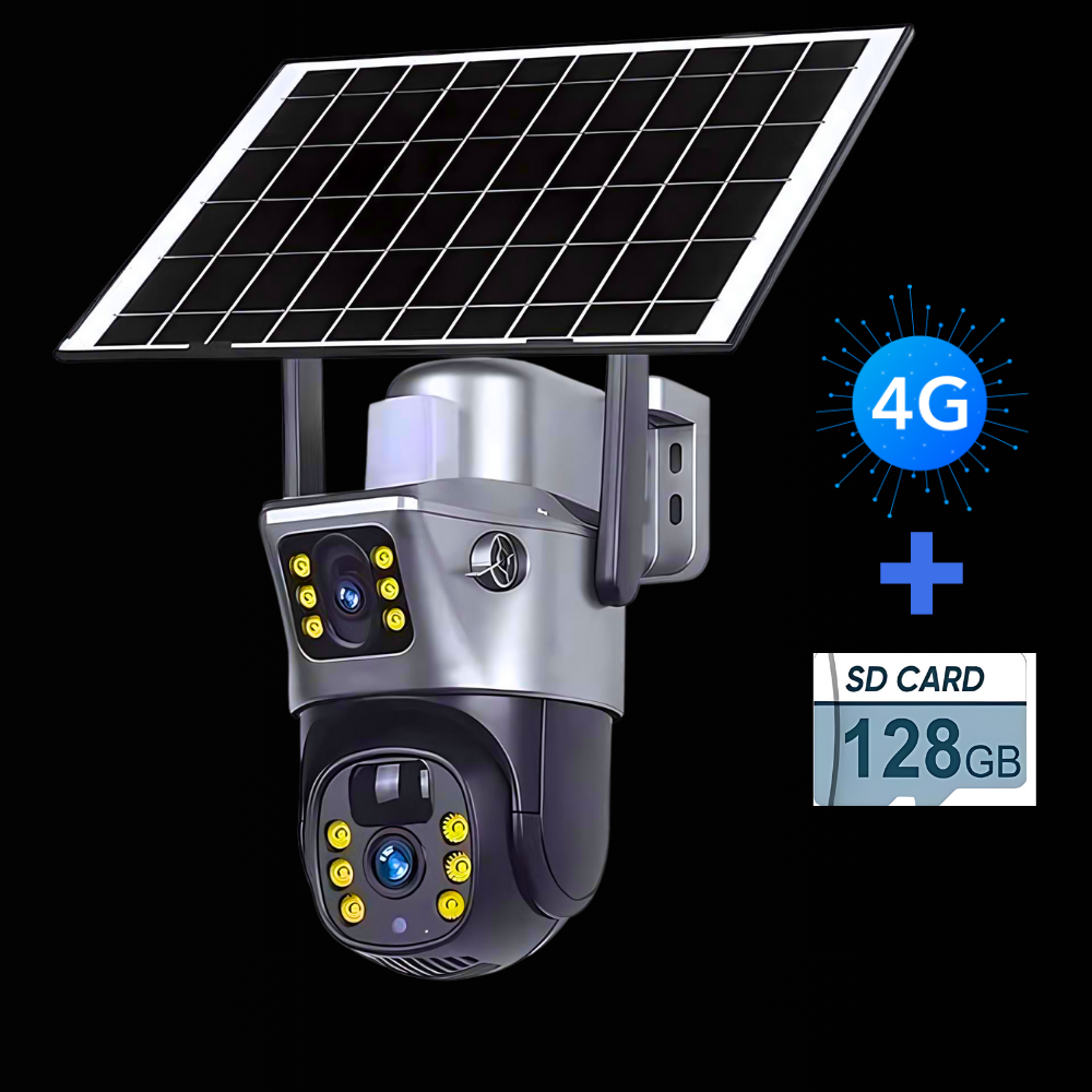 4K Solar Security Camera: AI-Powered Protection, Day & Night