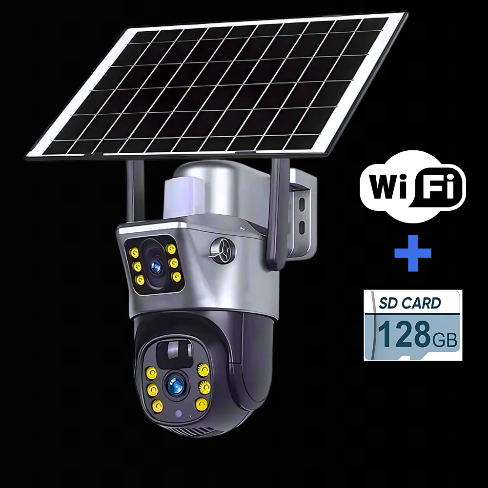 4K Solar Security Camera: AI-Powered Protection, Day & Night